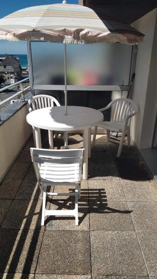 Studio Calme Avec Terrasse Vue Mer Pleneuf-Val-Andre Eksteriør bilde